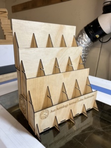 Easy Assemble 3 Tiers <strong>Greeting</strong> <strong>Card</strong> <strong>Display</strong> Stand Wooden Bamboo <strong>Display</strong> Rack For Tea Bags - Product Image 6