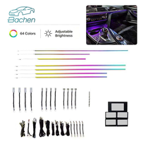 Bande lumineuse d'ambiance pour voiture, très vendue, pour BMW Série 3 F30/F31/F35 2013-2019, kit de mise à niveau intérieur décoratif LED multicolore