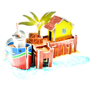 Vente en gros Jouet créatif en papier mousse pour enfants Modèle de puzzle stéréoscopique 3D pour la décoration et l'enseignement - Product Image 4