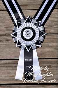 Rosetas de Premio Hechas a Mano Personalizadas - Cintas de Satén para Eventos Ecuestres, Exposiciones Caninas y Todas las Competiciones - Product Image 5