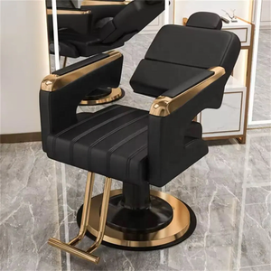 Reclining New Design Vintage Beauty Hairdressing Shop Furniture Hair Hydraulic Salon Styling Barber <b>Chair</b> - Product Image 2