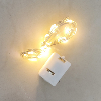 HOOJOKER Guirlande lumineuse LED pour ballons, 1m, alimentée par piles, accessoires de fête, Nouvel An, Pâques, école, fait main