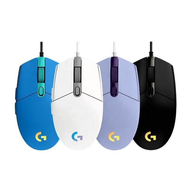 Optimal Gaming Meeting Experience for G102 Wired USB Mouse 8000 DPI Optical Tracking RGB Backlit Programmable Right Stock