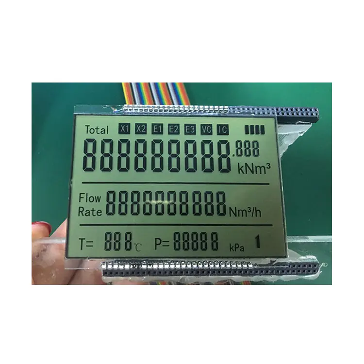 Factory cheap customized size TN HTN VA STN FSTN monochrome 7 segment custom lcd display for smart energy meter, View custom lcd