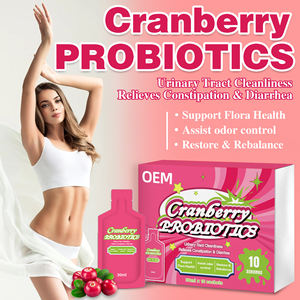女性のためのOEMクランベリープロバイオティクスサシェ-尿路と腸の健康サポート-便秘下痢を和らげ、フローラのバランスをとる - Product Image 2