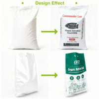 Sac à farine réutilisable écologique 20 kg 50 kg 25 kg pour animaux de compagnie, poulet, poisson, bétail, cheval, nourriture et litière, sacs tissés en PP laminés