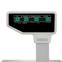 Balance de pesage à code-barres NVK TM-A20b 15 kg avec impression d'étiquettes, capacité 10 000 PLU, pour supermarchés et magasins de proximité