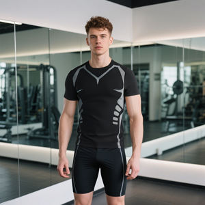 High Quality Gym <b>T</b>-<b>Shirts</b> <b>Muscle</b> Fit Tee Custom Gym Activewear Sports Fitness Jogging Workout <b>Muscle</b> <b>Men</b> Tops <b>T</b> <b>Shirts</b> - Product Image 4