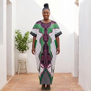 Robes africaines grande taille pour femmes, <span class=keywords><strong>robe</strong></span> de luxe <span class=keywords><strong>Boubou</strong></span>, <span class=keywords><strong>robe</strong></span> longue de soirée de mariage avec broderie riche en <span class=keywords><strong>Bazin</strong></span>, vêtements africains - Product Image 4