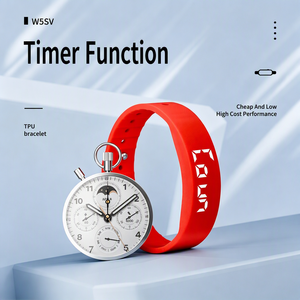 Reloj Inteligente Deportivo con Monitorización del Sueño, Temporizador de Cuenta Regresiva, Pulsera Inteligente Recargable, Rastreador de Actividad para el Cuidado Diario de la Salud - Product Image 4
