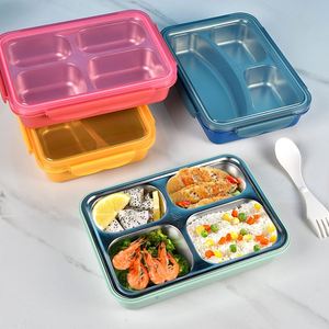 Wholesale Custom Large Capacity 304 Stainless Steel Divider Bento <b>Box</b> for Adults & <b>Kids</b> Food Storage Container <b>Lunch</b> <b>Box</b> - Product Image 4