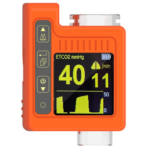 Appareil de surveillance vétérinaire portable Capnographe à point d'expiration avec capteur EtCO2 pour animaux de compagnie pour la surveillance des signes vitaux - Product Image 1