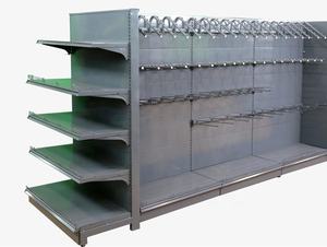 Creative מתכוונן מתכת רצפת אי תצוגת סופרמרקט גונדולה מדפי - Product Image 4