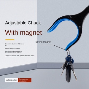 Pince à déchets transfrontalière en acier inoxydable à long manche <span class=keywords><strong>télescopique</strong></span> réglable et robuste, vente en gros - Product Image 2