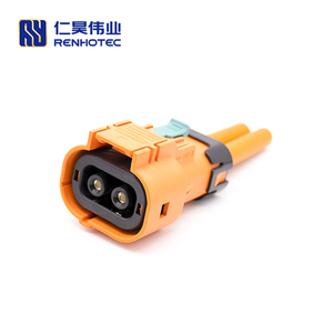 Hvil 2pin 50A nối 3.6mm vỏ nhựa thẳng cắm và ổ cắm một màu cam chính - Product Image 5