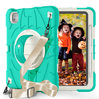 Étui de protection robuste anti-chute à 3 couches pour iPad Pro 13 pouces iOS 2024-2025, modèle B-Max Bat Wings, pour garçons et filles, idéal pour l'école, sécurité enfant garantie