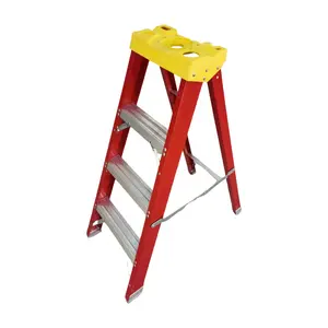 Insulation A Type Fiberglass Ladder With Certificate/fiberglass Ladder Manufacturer