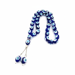3x33 cm Plastic Evil Eyes Rosary Fine <b>Beaded</b> <b>Bracelets</b> - Product Image 2