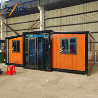 ZYBOX Casa Contenedor Expandible Moderna Lista para Enviar, Casa Prefabricada Modular Pequeña para Oficina Creativa o Estudio, Unidad para EE. UU. y Australia