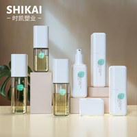 Emballage cosmétique vide en plastique givré de luxe Distributeur de pompe à savon en mousse liquide Bouteilles de pulvérisation Bouteilles carrées de lotion pour le corps pour animaux de compagnie