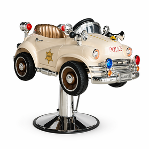 Muebles de Salón de Belleza para Niños, Silla de Champú con Lavabo de Cerámica Contemporáneo, Diseño de Auto Rosa y Verde con Temática de Princesa - Product Image 5
