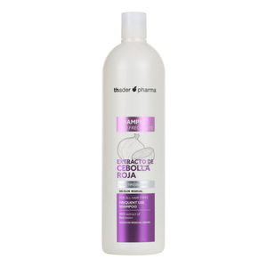 Champú Thader Pharma con extracto de cebolla roja para todo tipo de cabello, uso frecuente, no deja olor residual. - Product Image 1