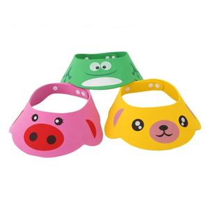 Kids Bath Visor Hat Soft Adjustable Baby Shower Cap Children Shampoo Bathing <b>Shield</b> Splashguard Waterproof <b>Protect</b> Shampoo - Product Image 1