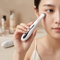 Masseur oculaire vibrant chauffant à lumière LED, anti-poches, anti-rides, raffermissant la peau, appareil de beauté portable pour la maison/le bureau