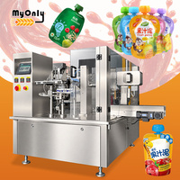 Machine de remplissage et d'emballage automatique de sachets pré-fabriqués Doypack pour pâte de piment et sauce ketchup MY