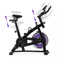 Vélo d'exercice commercial et domestique pour salle de sport, équipement de fitness intérieur avec courroie ABS et chaîne, vente en gros