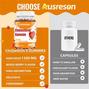 Жевательные конфеты Ausreson для поддержки уровня холестерина, пищевая добавка со вкусом смешанных ягод, комплекс для снижения холестерина - Product Image 3