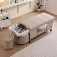 Mobilier d'hôpital évier à cheveux équipement de salon de lavage table de massage thaïlandais tête de shampooing lit SPA