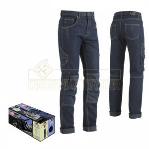 ชุดทำงานคนงานเหมืองอุตสาหกรรม กางเกงยีนส์สีน้ำเงิน - Product Image 1