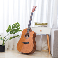 41Inch Cheap Wholesale Price Wood Acoustic Guitar Colorful Best Guitar Manufacturer