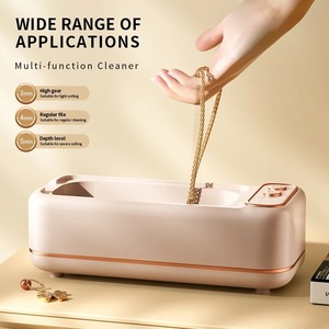 Machine de nettoyage ultrasonique portable, nettoyeur de voyage, machine de nettoyage à haute fréquence vibratoire avec charge USB - Product Image 6