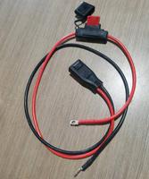 كابل بطارية إضافي من إيكوفلو XT150 إلى O-ring 50A 8AWG بطول 1 متر مع فيوز وحزمة أسلاك للبطارية