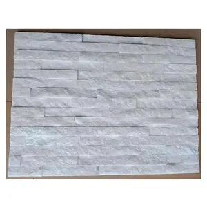 pure white quartzite cultural stone wall panels claddings