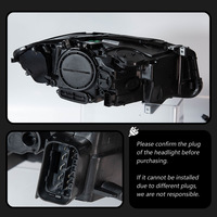 Ensemble de phares à LED DRL bleus pour BMW Série 5 F10 F18 2011-2017, clignotants, Canbus, Plug and Play, pièces auto