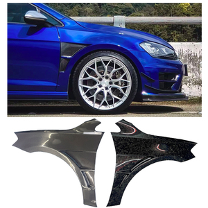 Para Volkswagen Golf 7 2014-2016 Guardabarros de Fibra de Carbono Húmeda de Reequipamiento/Sustitución MK7 GTi R R-Line, Guardabarros de Carrocería de Carbono Forjado, Pieza Automotriz - Product Image 1