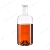 Fabricant de bouteilles en verre, logo personnalisé, bouteille en verre pour spiritueux, whisky, gin, rhum, vodka