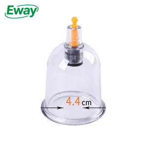 Ventouses de <span class=keywords><strong>Hijama</strong></span> Épaisses en PS, Ventouses à Vide en Plastique de Haute Qualité EwayHealth EWSJ-B09 Certifiées CE, Garantie 1 An, Étireur de Cou - Product Image 1