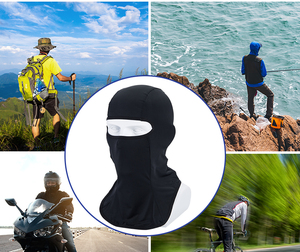 משלוח חינם חורף קיץ עמיד למים גרב מלא פנים + מסכת חיצוני אופנוע סקי שחור גרב - Product Image 6