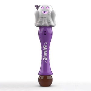 Machine à bulles automatique en forme de citrouille mignonne pour Halloween, souffleur de bulles en plastique avec lumière et musique pour les fêtes d'enfants - Product Image 2