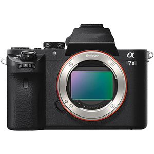 Appareil photo hybride Sony Alpha ILCE-7M2 A7 II, enregistrement vidéo HD en direct, avec chargeur de batterie et sangle d'épaule - Product Image 1