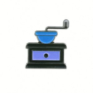 Low MOQ Wholesale Making Machine Custom Metal Black Hair Glasses Pins logo Badges with Safety Pin - Product Image 3