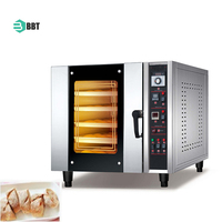 Nouvelle machine à cuire les biscuits à convection industrielle en acier inoxydable, gaz/électrique, 5/8/10 plateaux, four rotatif pour pain, biscuits, toasts