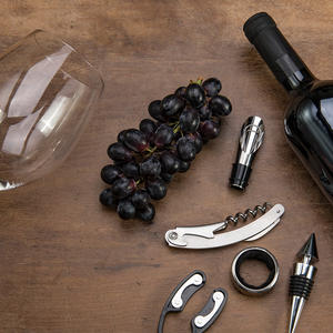 Hoogwaardige Wijn Accessoires Wijn <span class=keywords><strong>Opener</strong></span> <span class=keywords><strong>Set</strong></span> Wijn Gereedschap Geschenkset Accessoires 4 Stuks Tools Kit Geaccepteerd Custom - Product Image 5