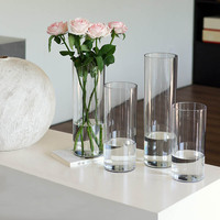 Vase en acrylique transparent de haute qualité pour la décoration de table de mariage et de fête