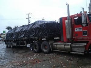 3 Axle 20ft 30ft 40ft Flatbed Container Flat Platform Semi <b>Trailer</b> New Truck <b>Trailer</b> for Sale - Product Image 3