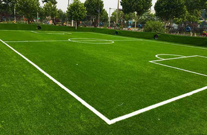 Césped Deportivo Artificial Personalizado de 10 mm/20 mm, Resistente a los Rayos UV, Ecológico y Duradero, para Canchas Deportivas Multideportivas de Baloncesto - Product Image 4